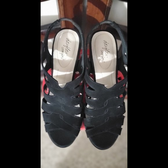 Dexflex Comfort Strappy Block Heels Stretch Sandals (Size 7.5) - Picture 5 of 10